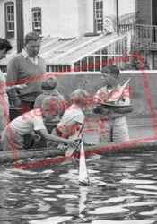 Playing With Model Boats c.1955, Aldeburgh