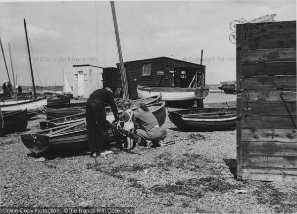 Photo of Aldeburgh, Slaughden Quay c.1950
