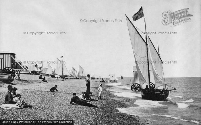 Photo of Aldeburgh, The Beach c.1895
