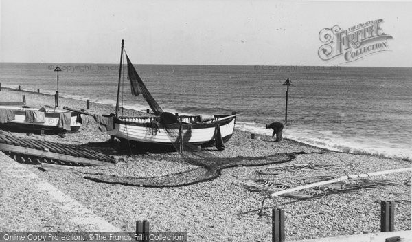 Photo of Aldeburgh, The Beach c.1955