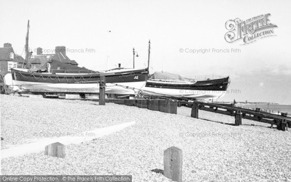 Photo of Aldeburgh, The Lifeboats c.1955