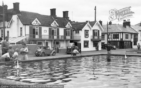 Photo of Aldeburgh, The Model Boat Pond c.1955