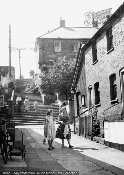 Photo of Aldeburgh, Town Steps c.1960
