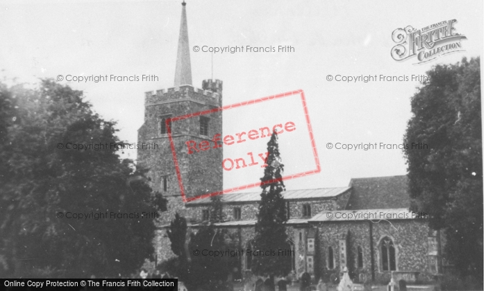 Photo of Aldenham, St John The Baptist Church c.1960