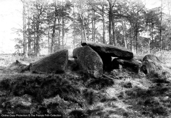 Photo of Alderley Edge, The Stone Table Of The Wizard 1896