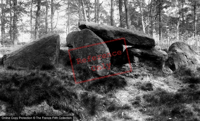 Photo of Alderley Edge, The Stone Table Of The Wizard 1896