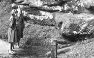 Alderley Edge, the Wizard's Well c1955