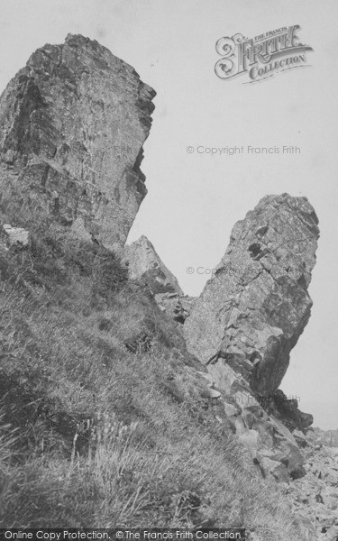 Photo of Alderney, Hanging Rocks c.1900