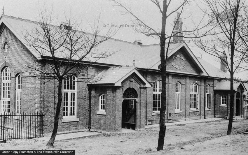 Aldershot, Army Service Corps, Recreation Hall 1896