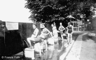 Aldershot, Bathing Pool, Feet First 1931