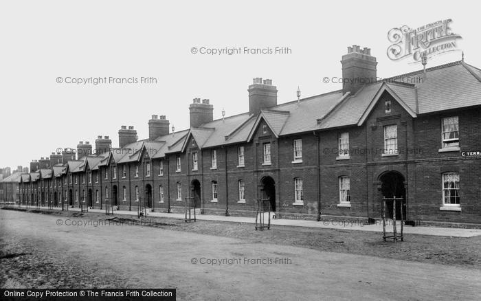 Photo of Aldershot, 'c' Terrace 1896