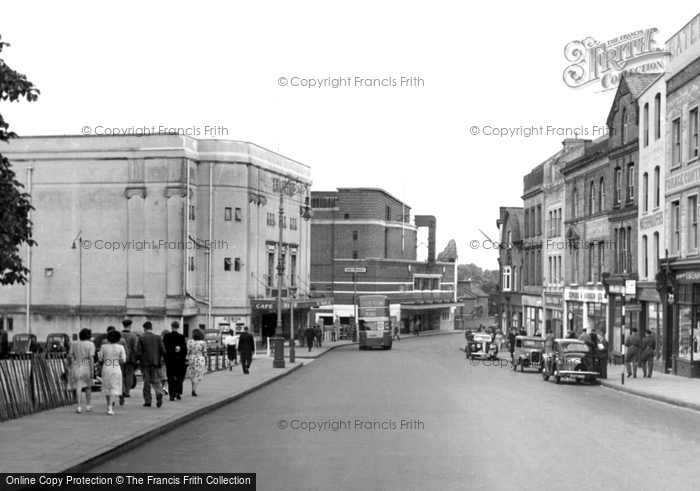 Photo of Aldershot, High Street c.1955