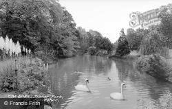Manor Park Lake c.1965, Aldershot