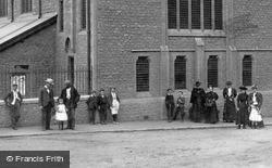 People Outside The Wesley Hall 1897, Aldershot