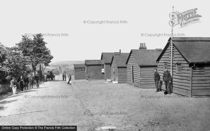 Photo of Aldershot, 'q' Line Huts 1892