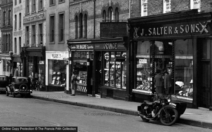 Photo of Aldershot, Shops In The High Street 1938