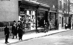 Shops In Victoria Road 1918, Aldershot