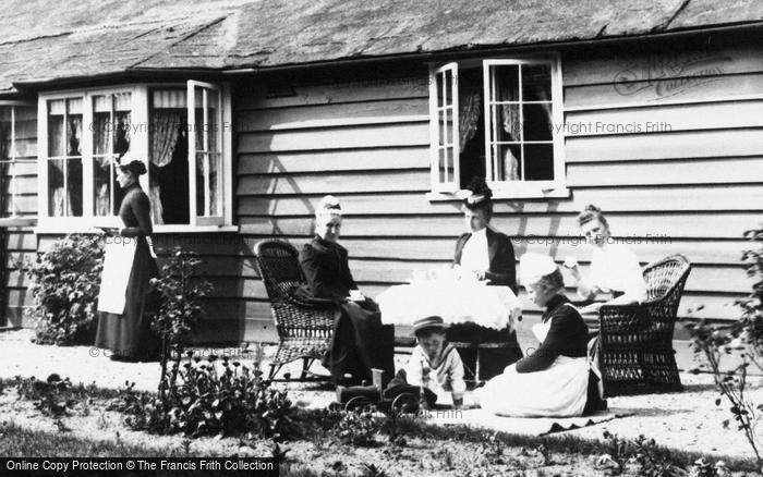 Photo of Aldershot, Tea At The Officer Commanding's Residence 1892
