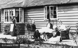 Tea At The Officer Commanding's Residence 1892, Aldershot