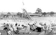 Aldershot, the Bathing Pool c1950