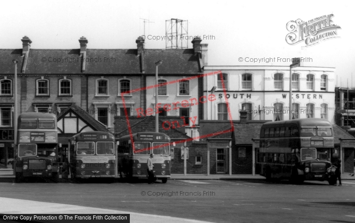 Photo of Aldershot, The Bus Station c.1965