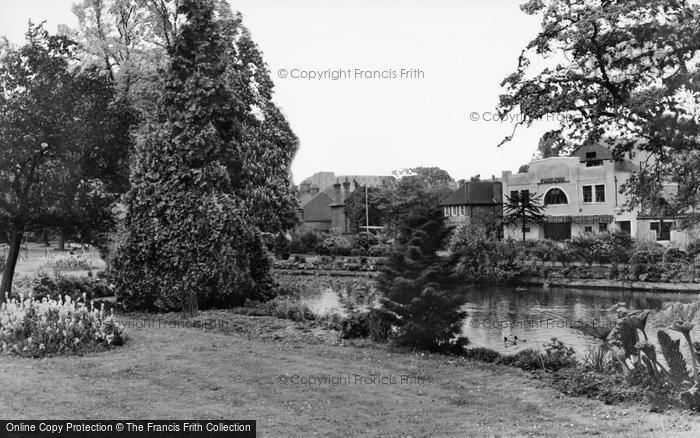 Photo of Aldershot, The Lake c.1960