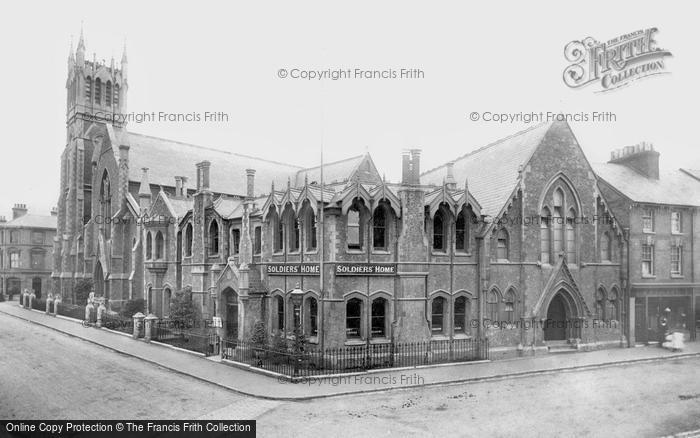 Aldershot, the Soldier's Home and Methodist Church 1897 Photo of Aldershot, The Soldier's Home And Methodist Church 1897