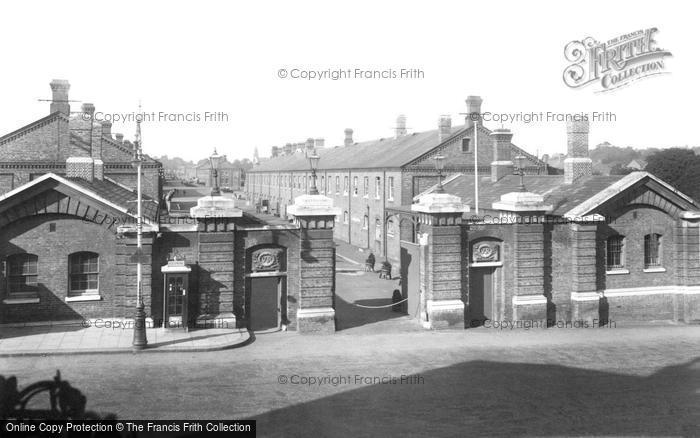 Photo of Aldershot, The Warburg Barracks Gates 1932