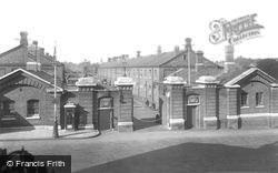 The Warburg Barracks Gates 1932, Aldershot
