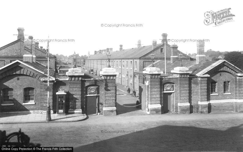 Aldershot, the Warburg Barracks Gates 1932