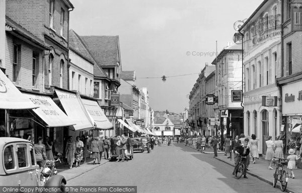 Photo of Aldershot, Union Street c.1955