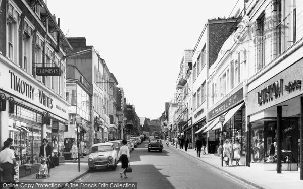 Photo of Aldershot, Union Street c1965