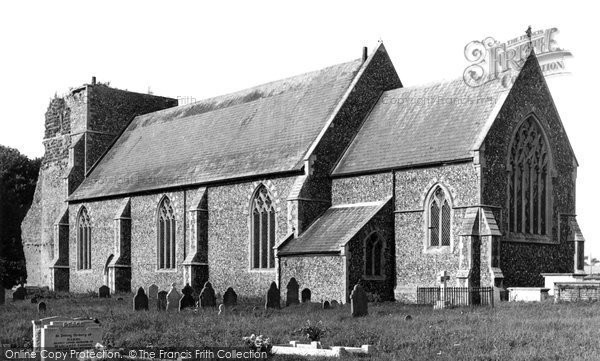 Photo of Alderton, St Andrew's Church c1955