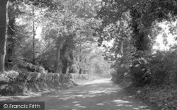 Woodbridge Road c.1955, Alderton