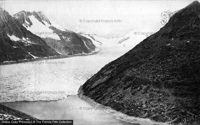 Photo of Aletsch Glacier, And Faulhorn c.1875