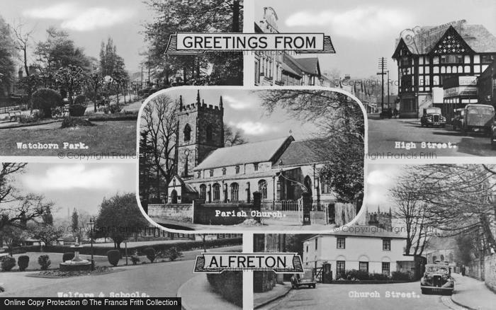 Photo of Alfreton, Composite c.1950