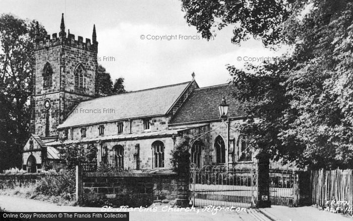 Photo of Alfreton, St Martin's Church c.1955