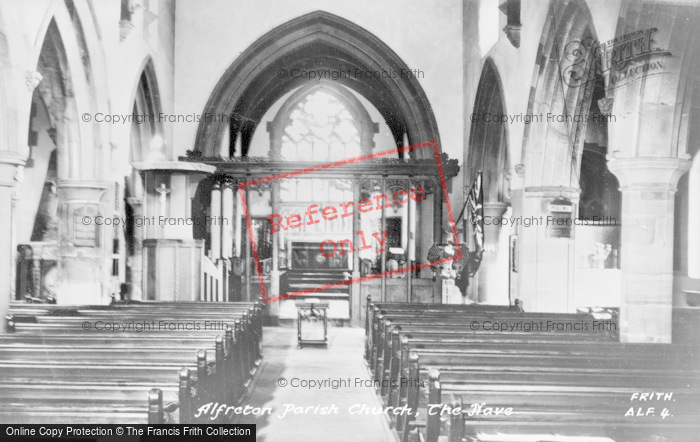 Photo of Alfreton, St Martin's Church, Nave c.1955