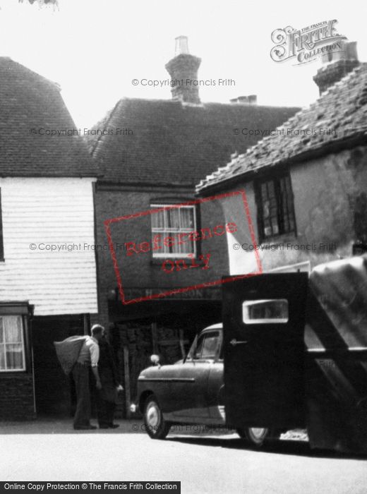 Photo of Alfriston, A Delivery Man c.1960