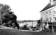 Alfriston, Burnt House and River Cuckmere c1960