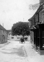 High Street And Market Cross 1897, Alfriston