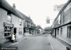 High Street And The Star And George Inns 1921, Alfriston