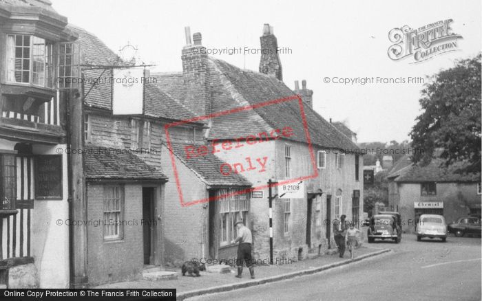Photo of Alfriston, High Street c.1960