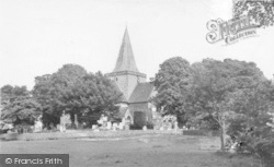 St Andrew's Church c.1955, Alfriston