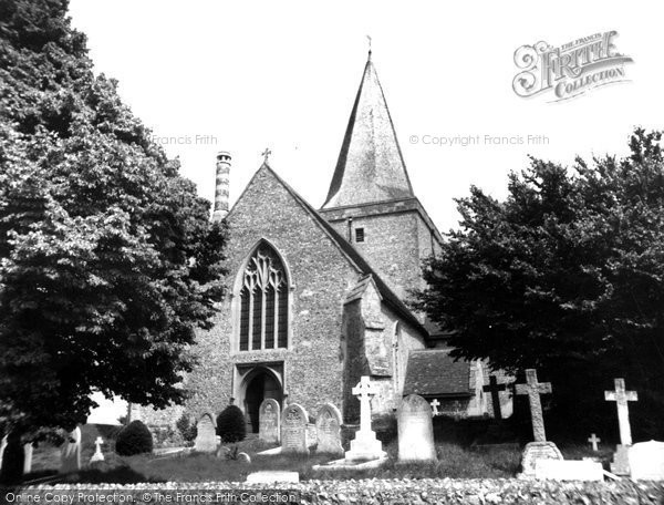 Photo of Alfriston, St Andrew's Church c.1960