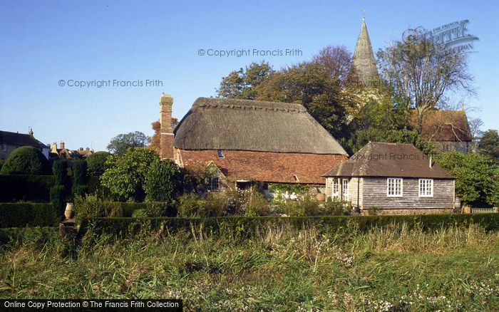 Photo of Alfriston, The Clergy House And Church 1997