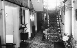 Allendale, Entrance Hall, Ashleigh Private Hotel c.1955, Allendale Town