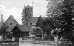 Allendale, St Cuthbert's Church c.1955, Allendale Town