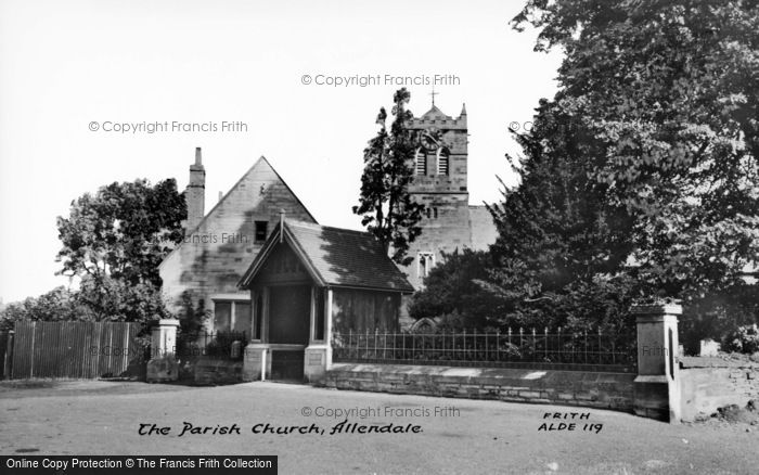 Photo of Allendale, St Cuthbert's Church c.1960