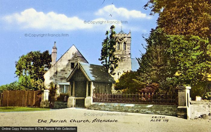 Photo of Allendale, St Cuthbert's Church c.1960